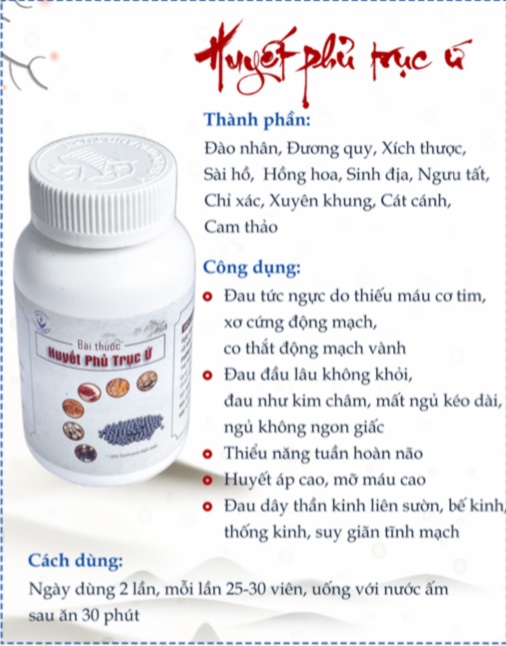 HUYẾT PHỦ TRỤC Ứ0