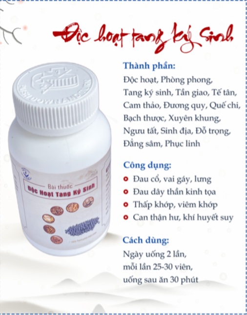 Độc hoạt tang ký sinh0