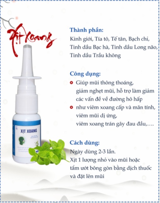 Xịt Xoang